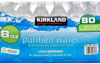 Blue Ribbon Kirkland Signature Purified Drinking Water