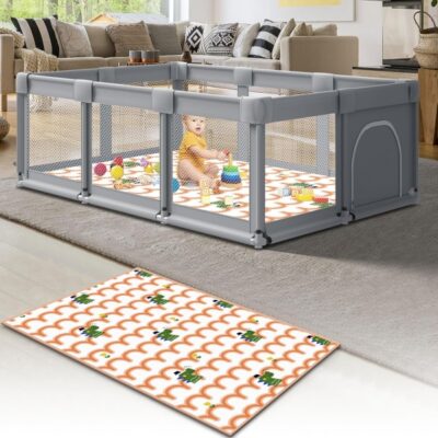Baby Playpen 74" ×50" Large